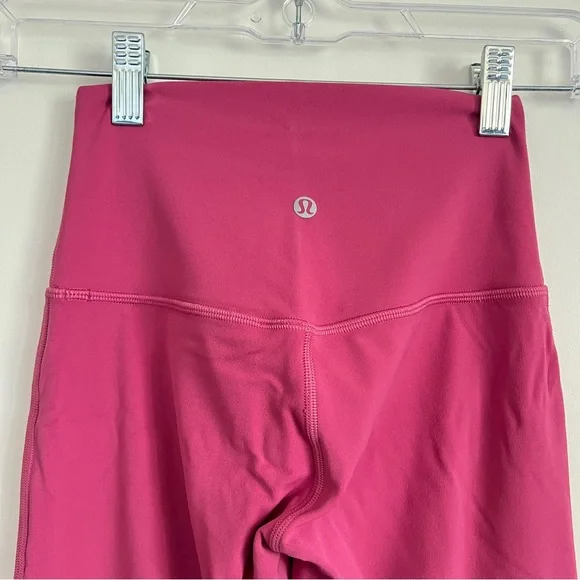 Lululemon Align High Rise Pink Leggings Size 2 Gym Activewear Yoga - Picture 6 of 7